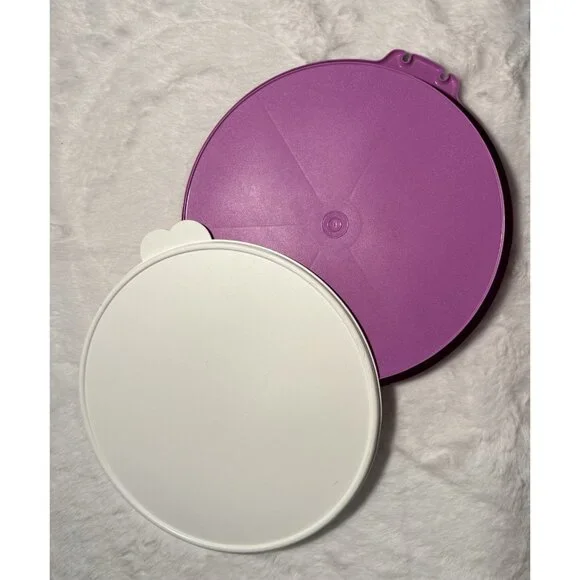Vtg Purple Tupperware Large Divided Serving Tray-Vegetables, Veggies, Condiment - Picture 2 of 2